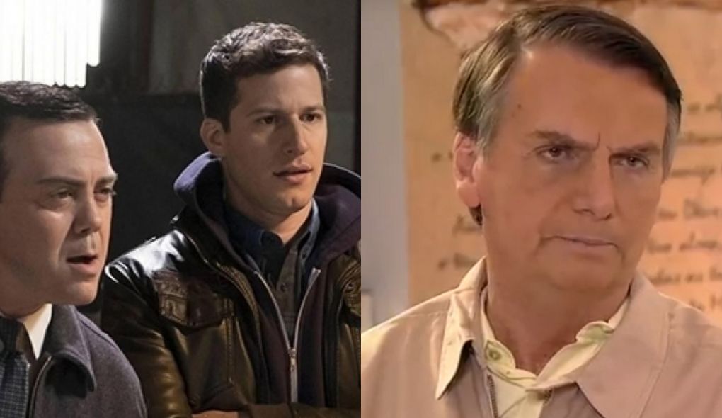 Imagem de Brooklyn Nine-Nine, série exibida pela TNT e que teve trecho da dublagem citando Bolsonaro