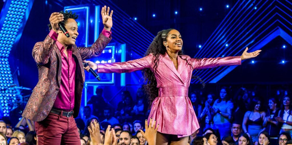 Iza e Toni Garrido no SóTocaTop