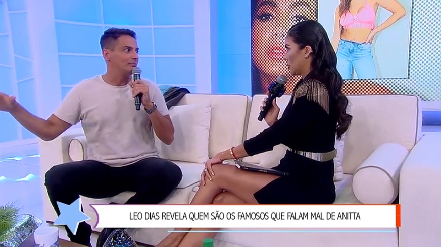Leo Dias no programa Sensacional