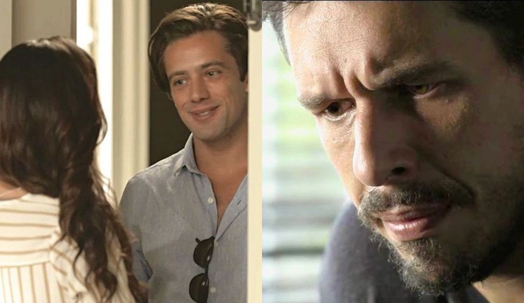 Leticia (Leticia Persiles), Daniel (Rafael Cardoso) e Alain (Joao Vicente de Castro) de Espelho da Vida