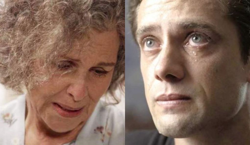 Margot (Irene Ravache) e Daniel (Rafael Cardoso) de Espelho da Vida
