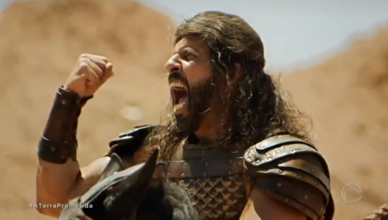Cena da novela A Terra Prometida