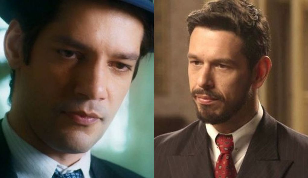 Otávio (Patrick Sampaio) e Gustavo Bruno (João Vicente de Castro) de Espelho da Vida