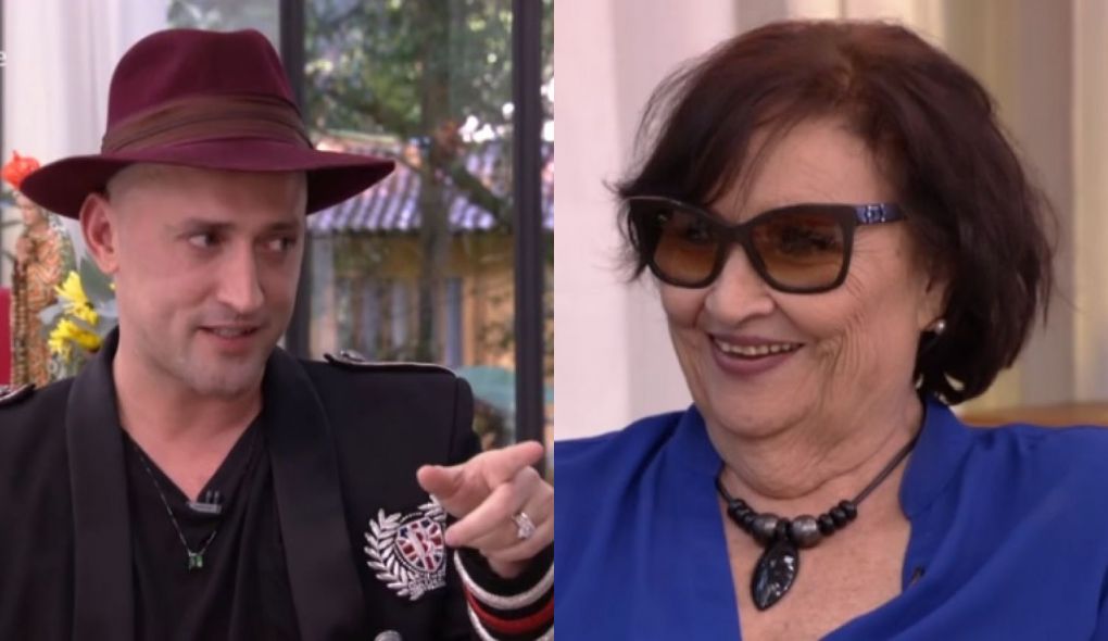 Paulo Gustavo e Déa Lúcia no Mais Você