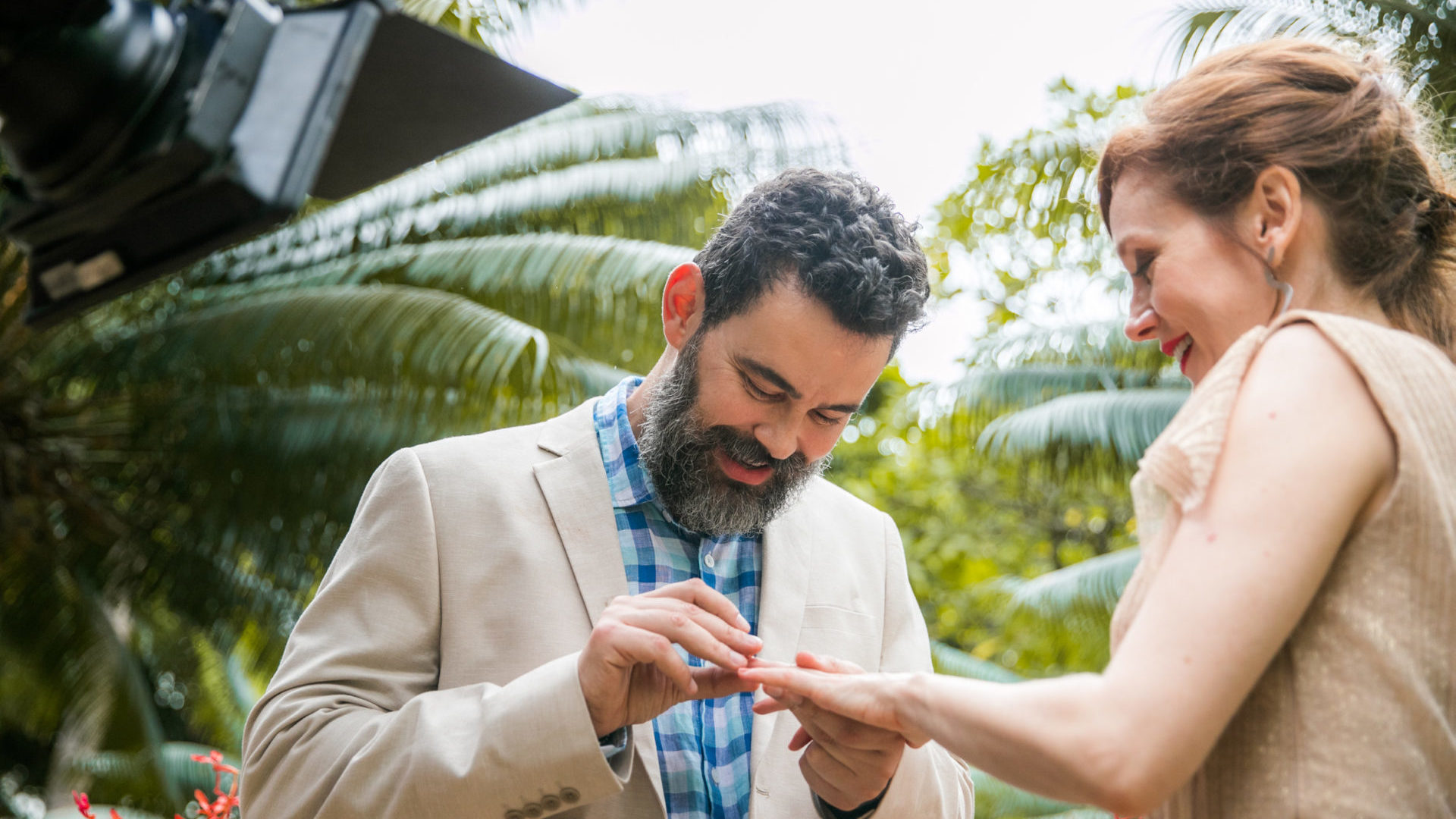 Casamento de Gabriela (Camila Morgado) e Rafael (Carmo Dalla Vecchia) em Malhação: Vidas Brasileiras