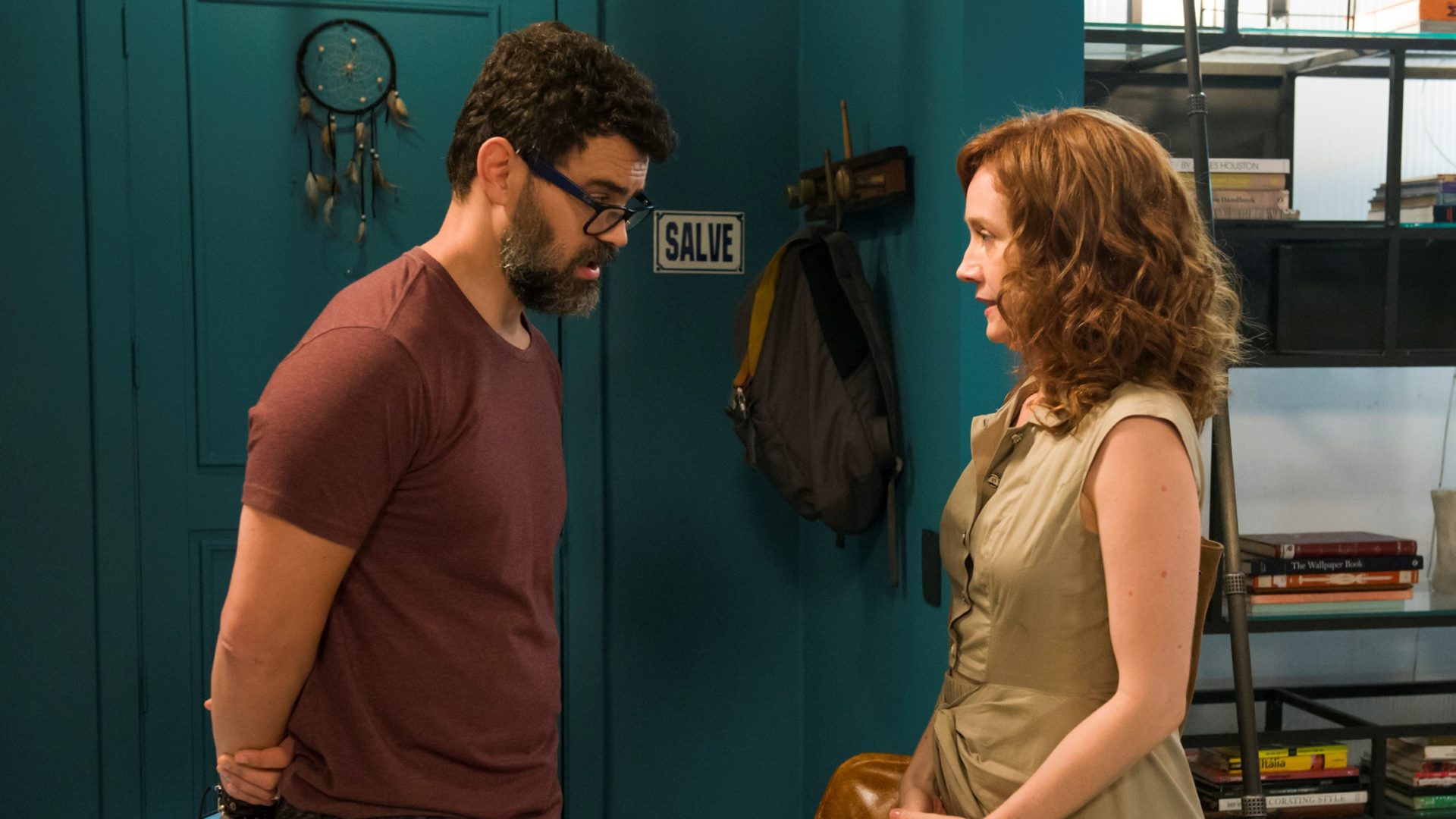 Gabriela (Camila Morgado) e Rafael (Carmo Dalla Vecchia) em Malhação: Vidas Brasileiras
