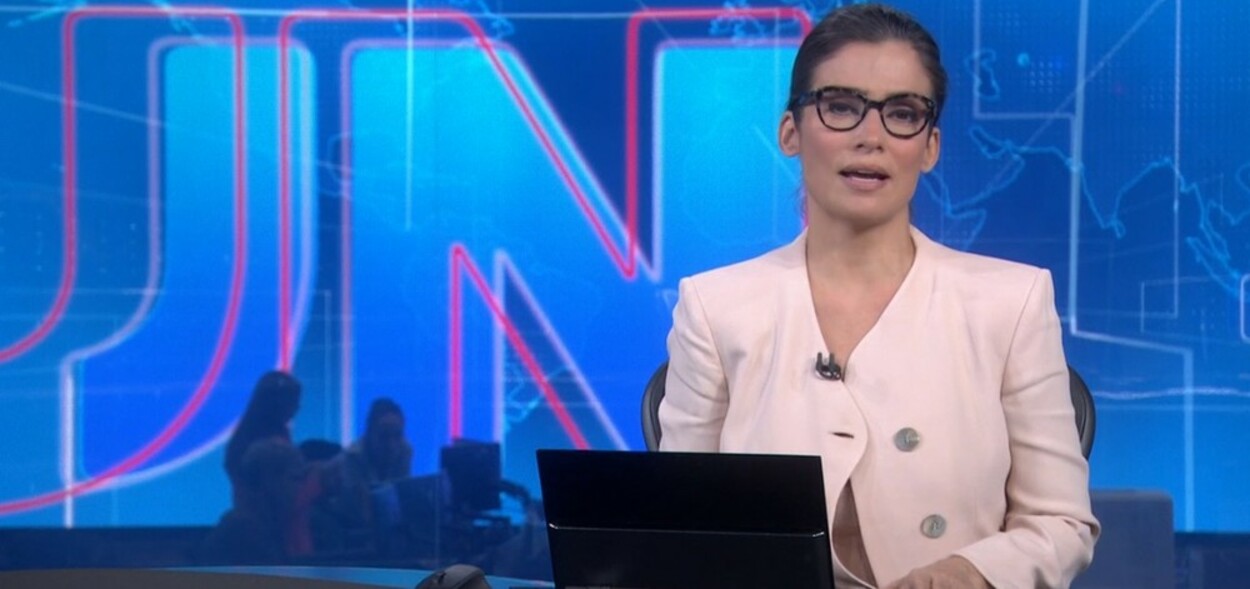 Renata Vasconcellos no JN