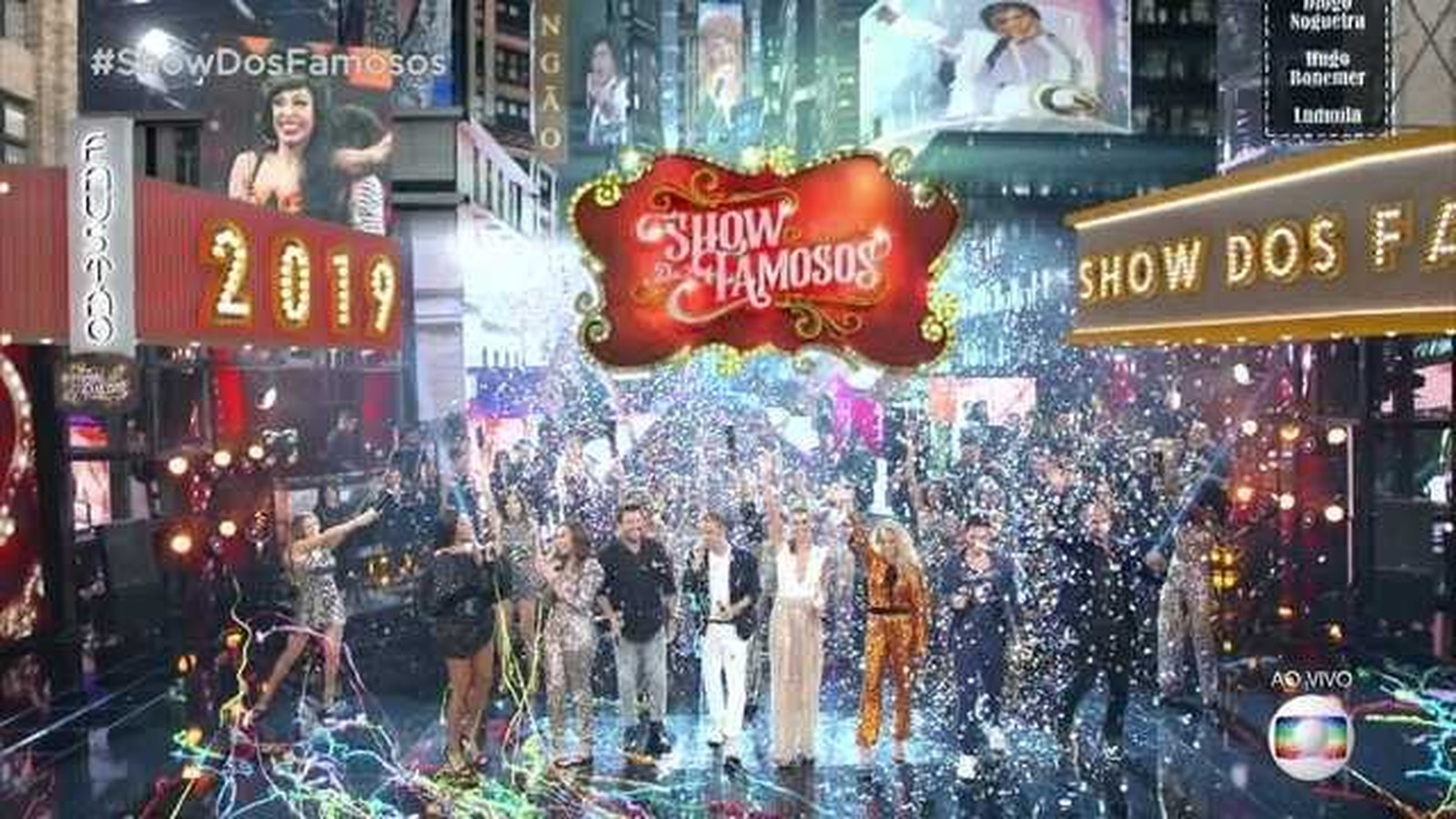 Elenco da nova temporada do Show dos Famosos, do Domingão do Faustão, na Globo