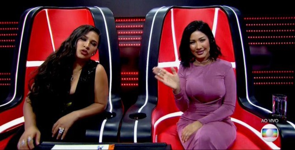 Simone e Simaria no The Voice Kids