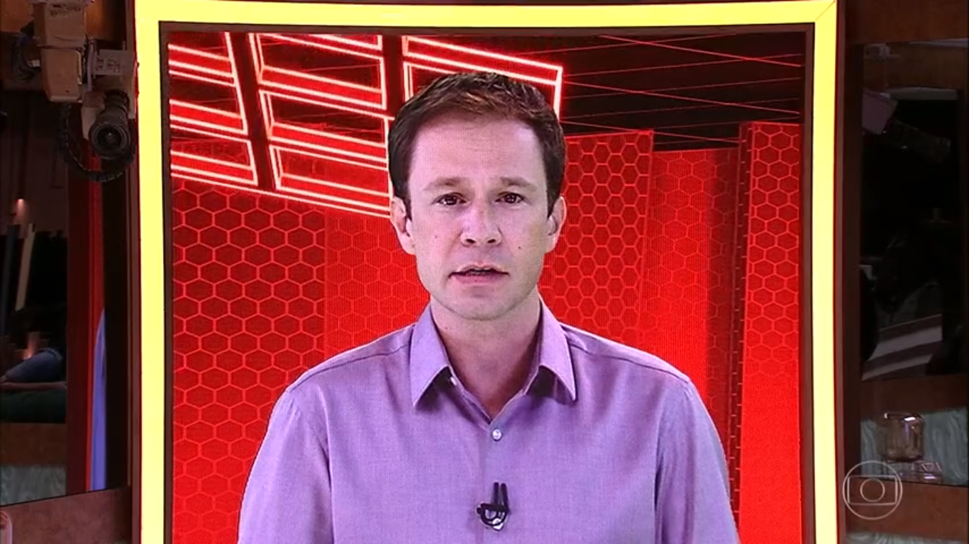 Tiago Leifert dá bronca ao vivo em brothers BBB19