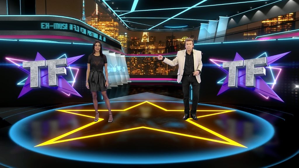 Flávia Noronha e Nelson Rodrigues apresentam o TV