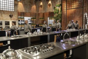 Cozinheiros no primeiro episódio de Top Chef