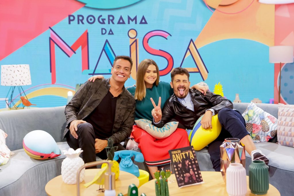 Leo Dias, Maisa e Carlinhos Maia no Programa da Maisa
