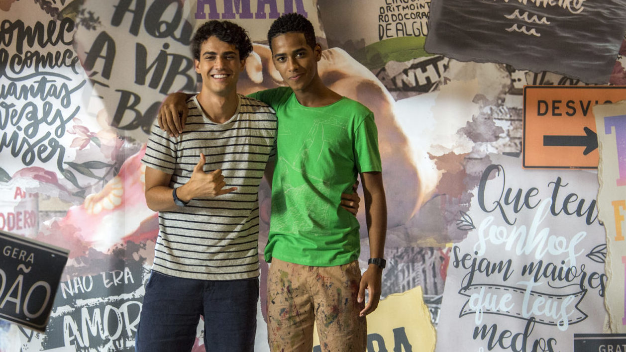 Guga (Pedro Alves) e Serginho (João Pedro Oliveira) de Malhação: Toda Forma de Amar