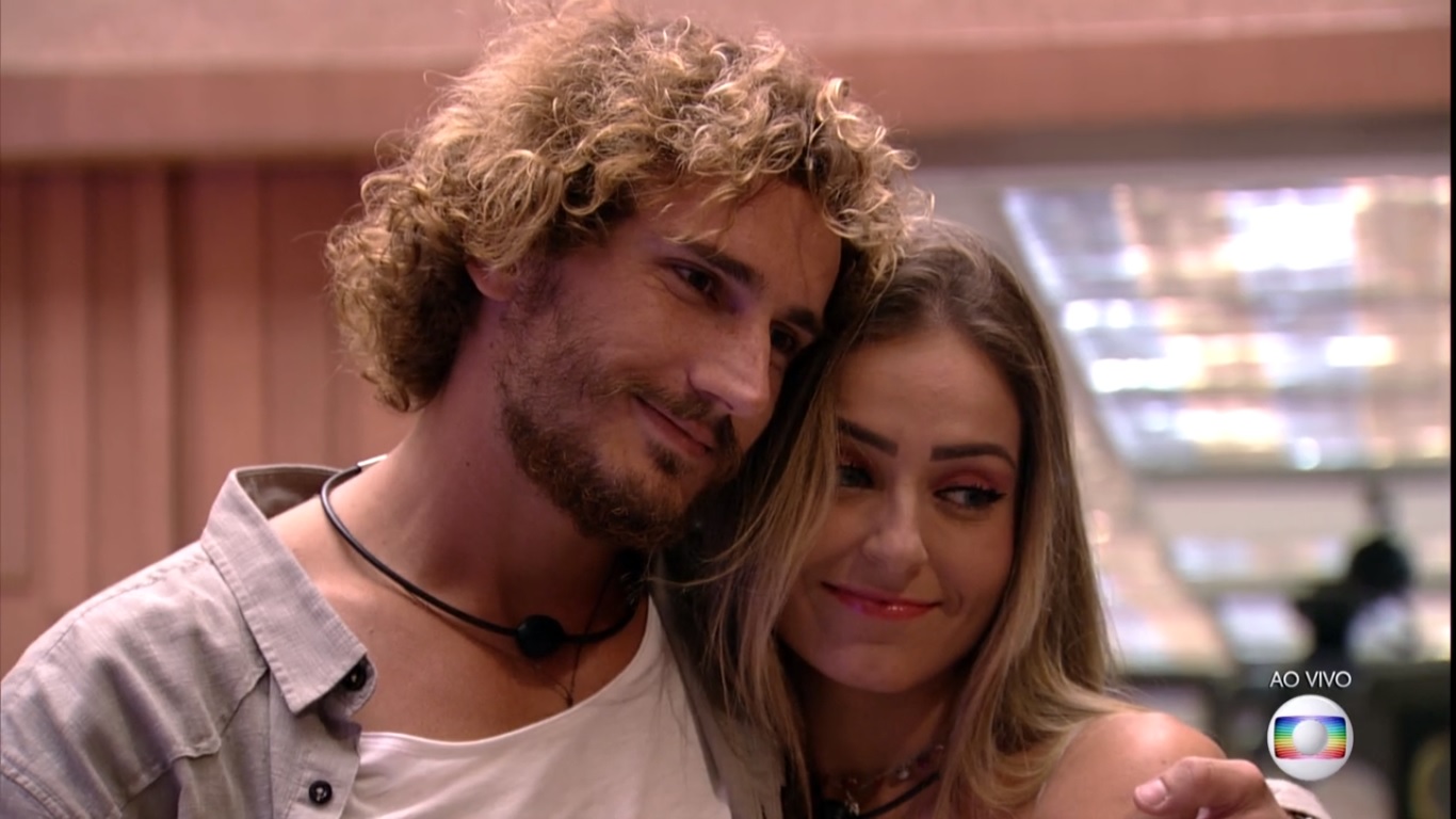Alan e Paula, finalistas do BBB19