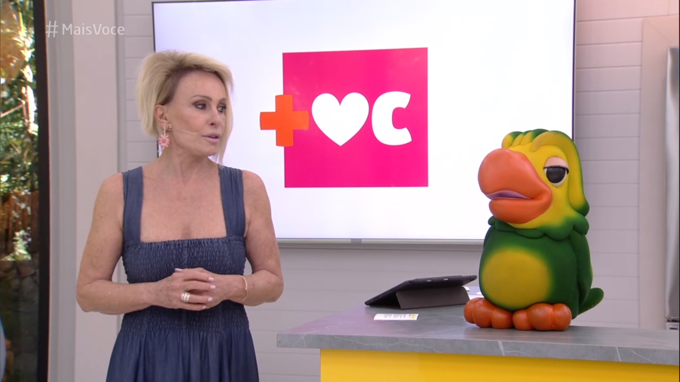 Ana Maria Braga e Louro José no Mais Você