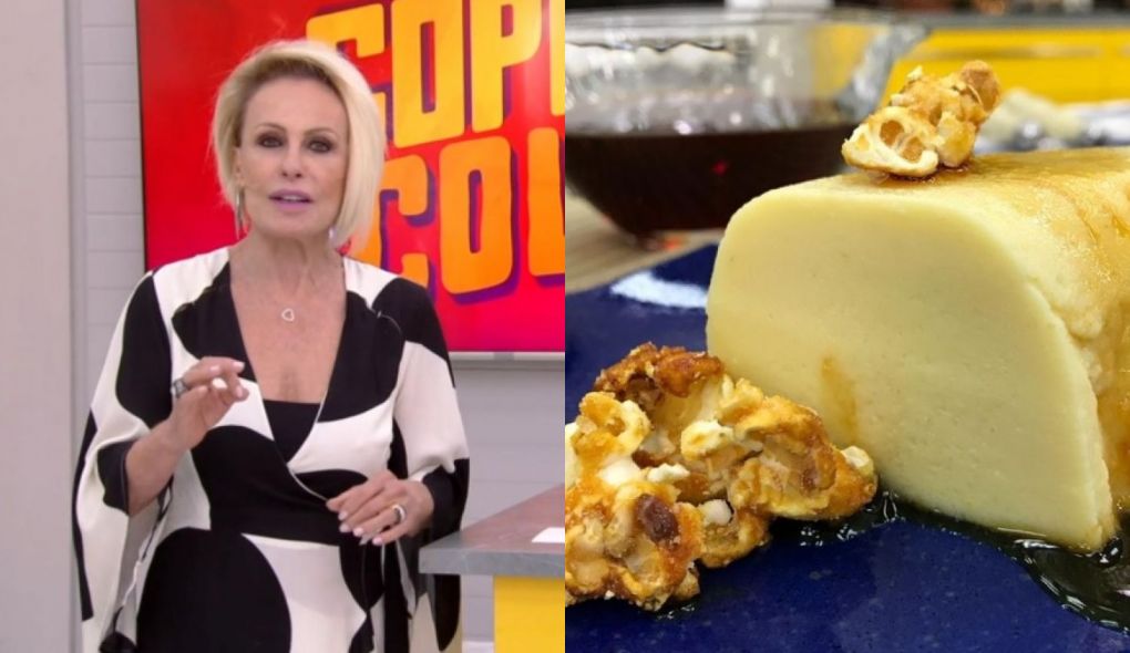 Ana Maria Braga ensinou pudim de pipoca no Mais Você