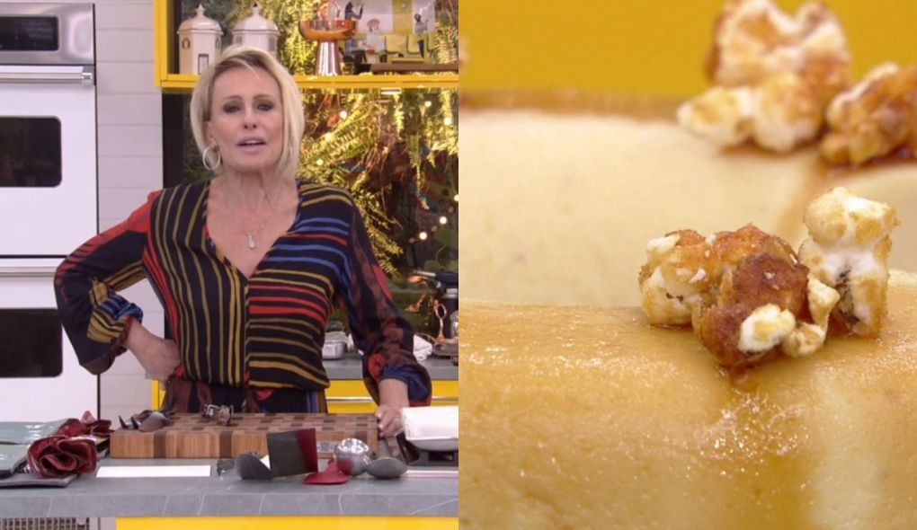 Ana Maria Braga falou sobre o pudim de pipoca no Mais Você