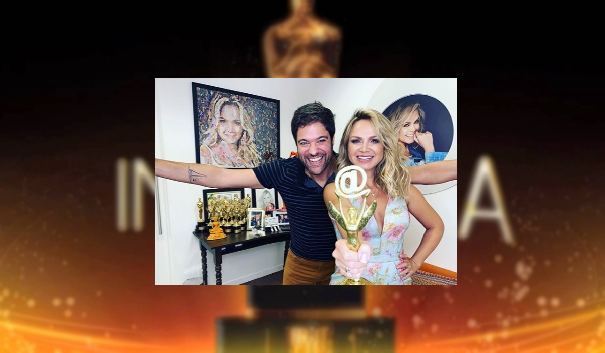 Ariel Jacobowitz e Eliana no SBT (Reprodução)