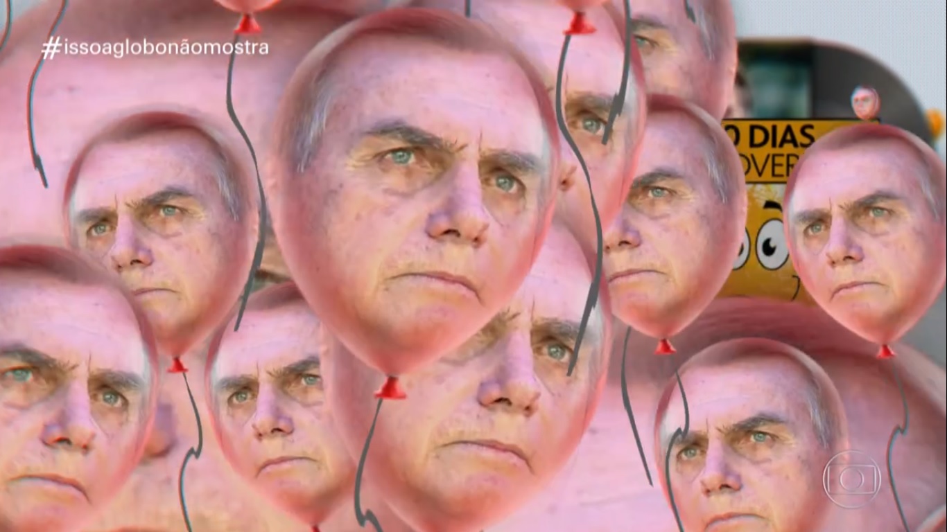 Bolsonaro virou assunto no Isso a Globo Não Mostra, quadro do Fantástico