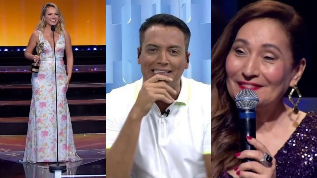 Eliana, Leo Dias e Sonia Abrão
