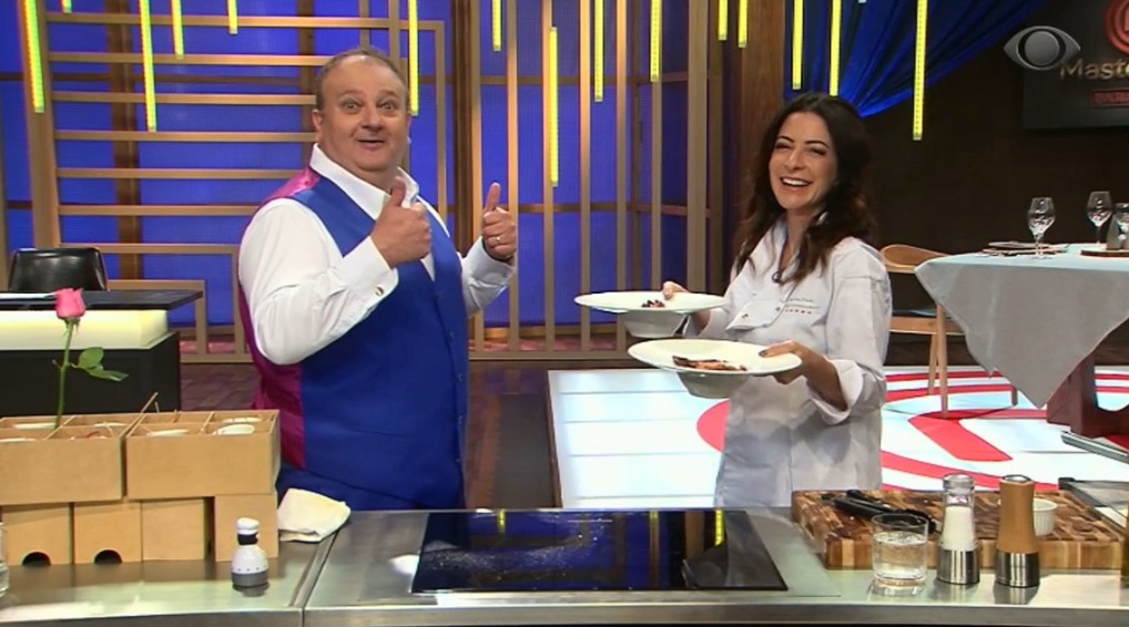Erick Jacquin e Ana Paula Padrão no MasterChef Para Tudo