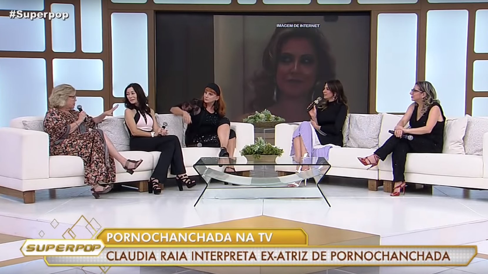 Ex-atrizes de pornochanchada no Superpop (Reprodução)