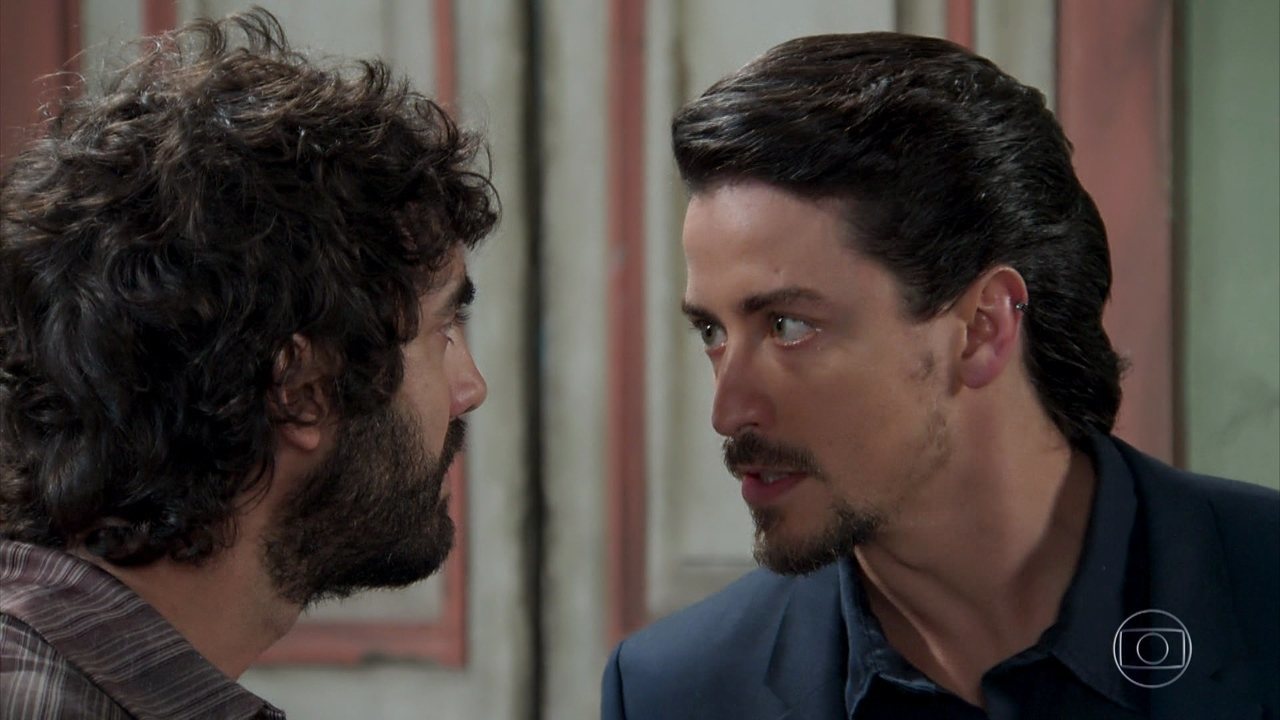 Galdino (Gabriel Godoy) e Jerônimo (Jesuíta Barbosa) em Verão 90 (Reprodução).