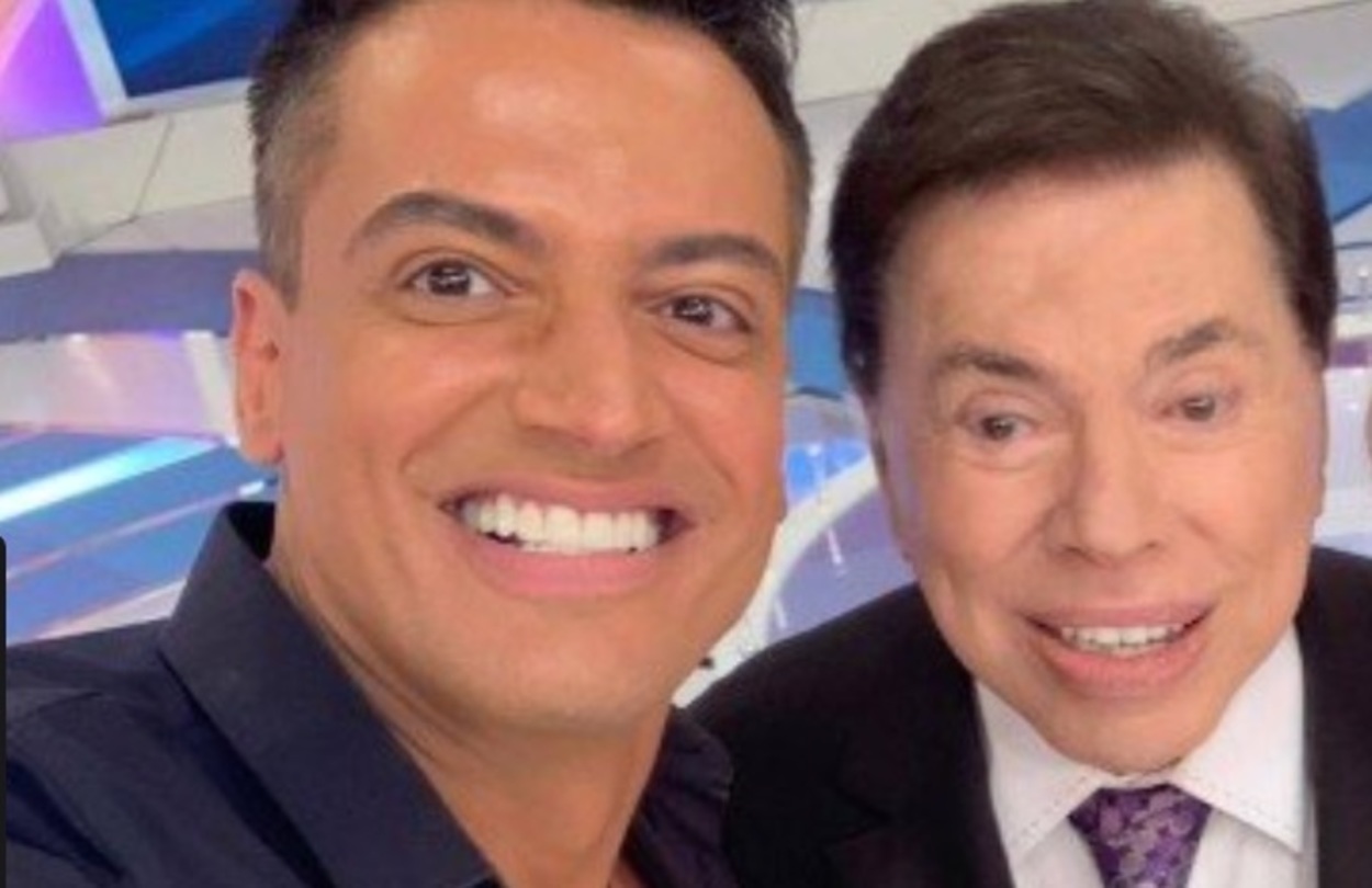 Leo Dias e Silvio Santos