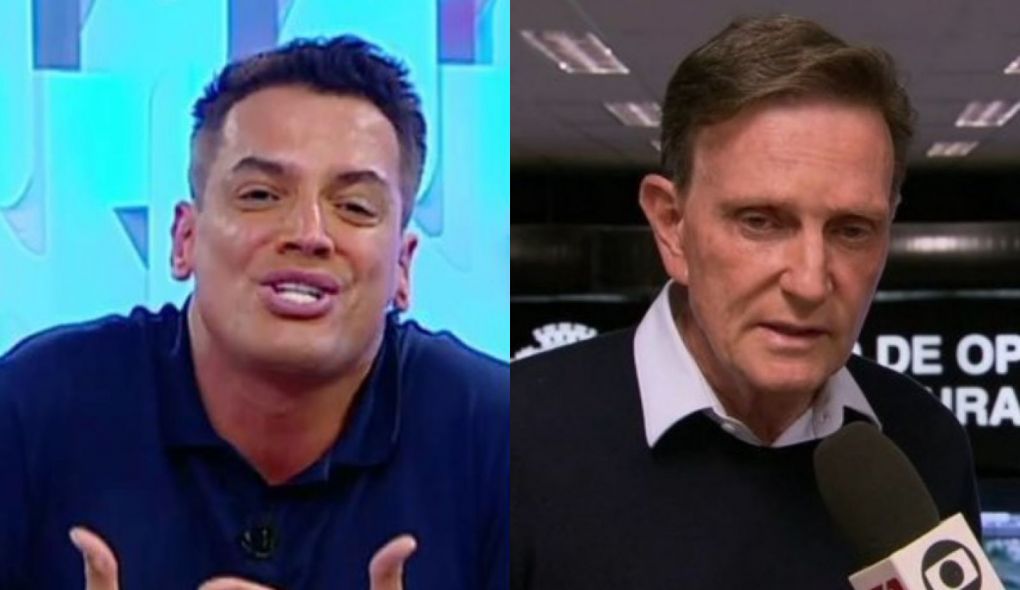 Leo Dias no Fofocalizando e o prefeito do Rio de Janeiro, Marcelo Crivella (PRB)