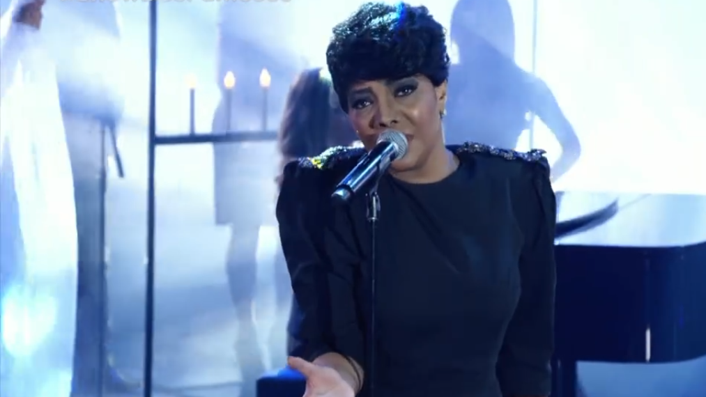 Ludmilla durante apresentação no Show dos Famosos