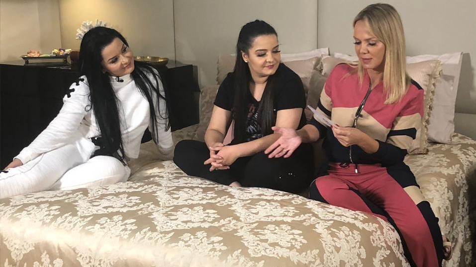 Eliana visita casa de Maiara e Maraisa em Goiânia