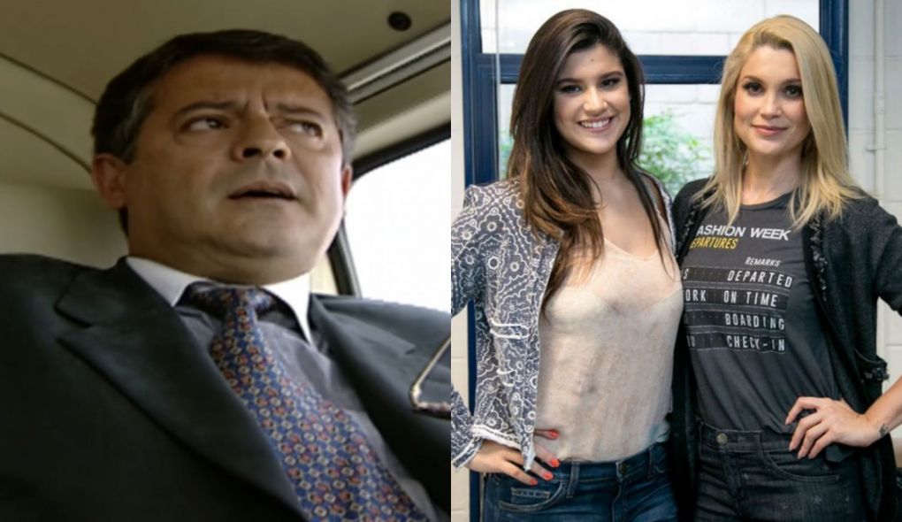 Marcos Paulo na novela Por Amor, Giulia Costa e Flávia Alessandra