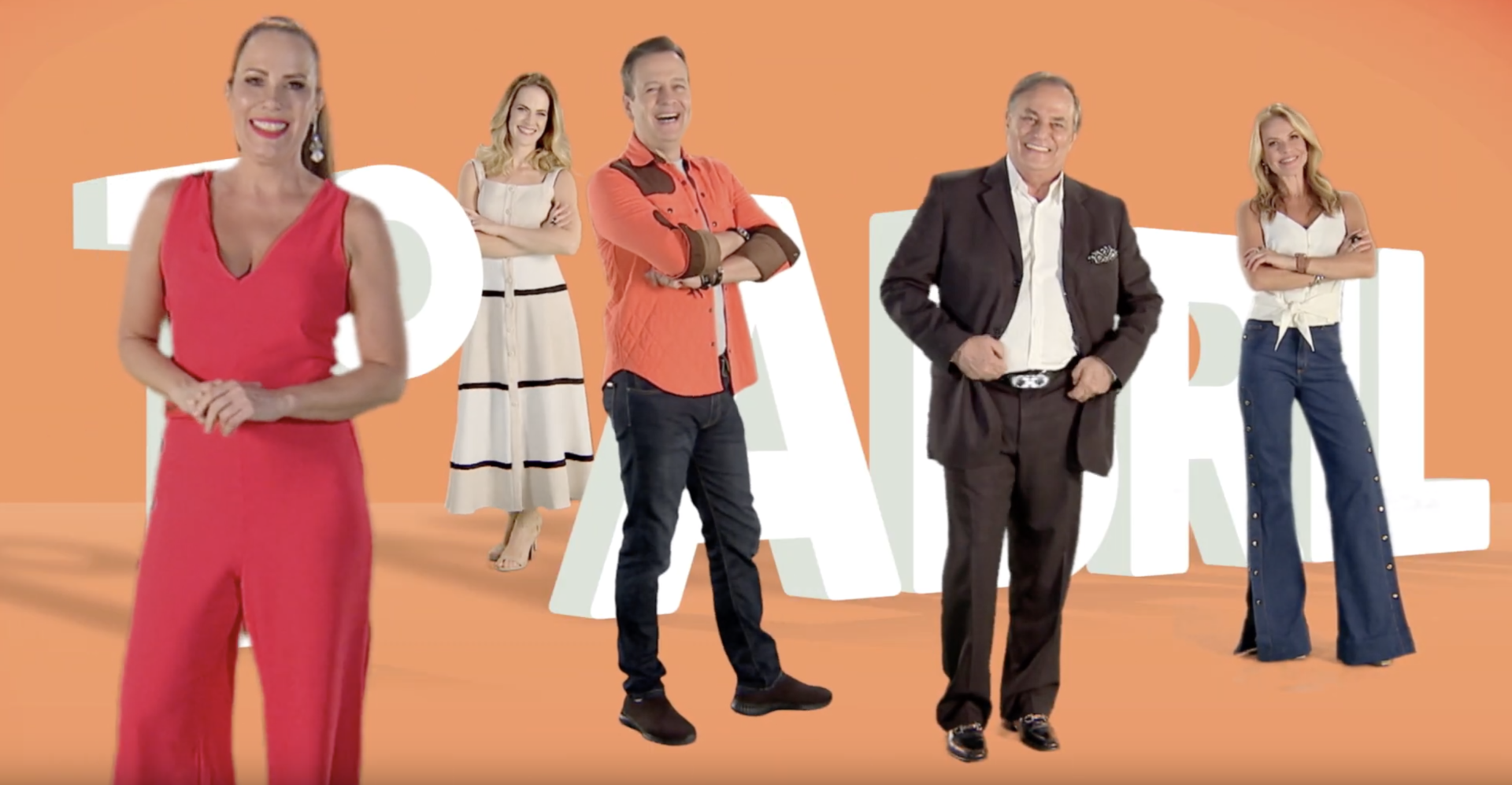 Apresentadores da nova grade de programação da TV Gazeta