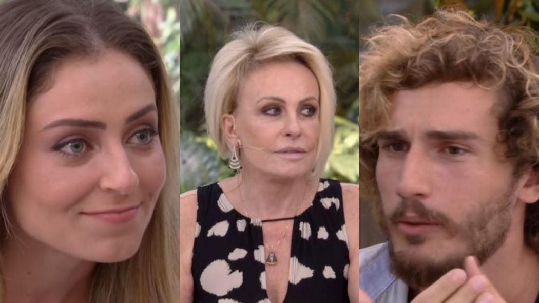 Paula, Ana Maria Braga e Alan no Mais Você