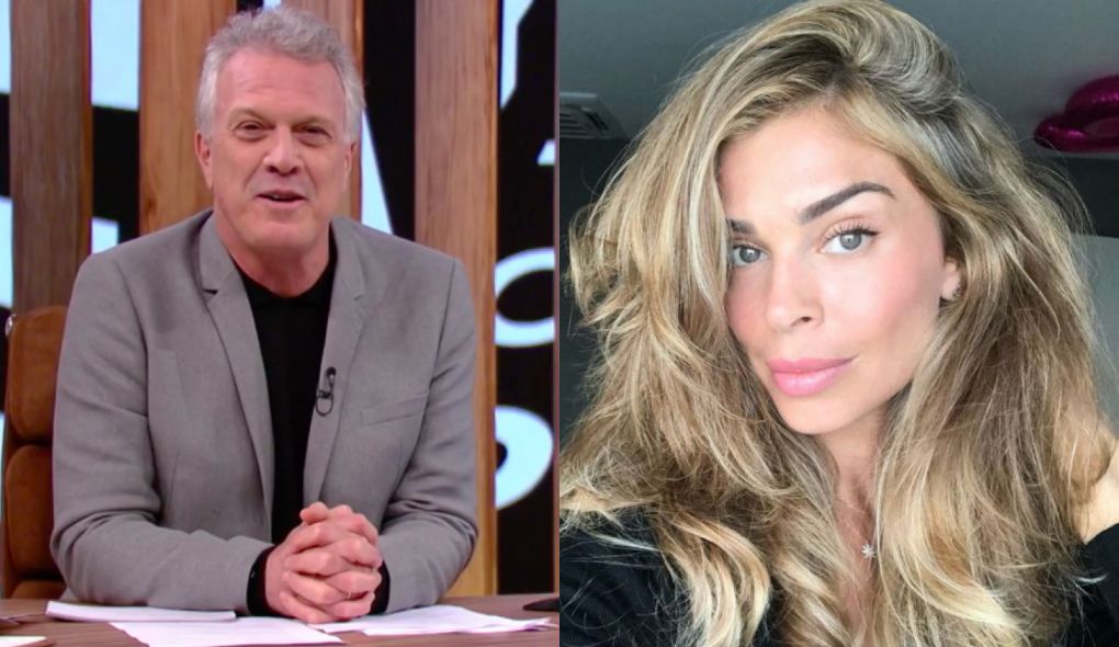 Pedro Bial e Grazi Massafera