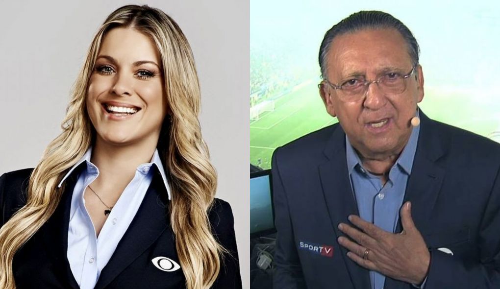 Renata Fan e Galvão Bueno