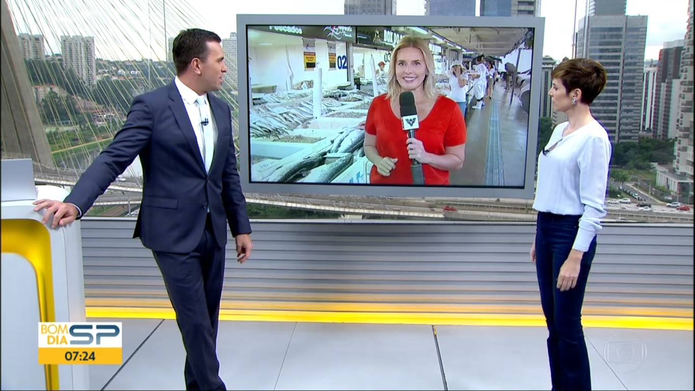 Repórter surpreendeu Rodrigo Bocardi no Bom Dia SP
