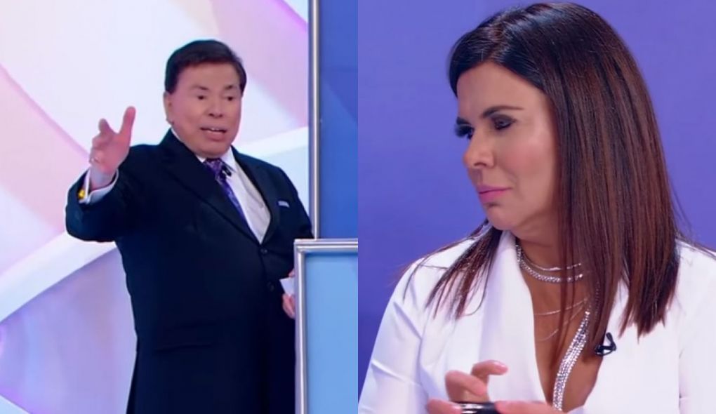 Silvio Santos e Mara Maravilha