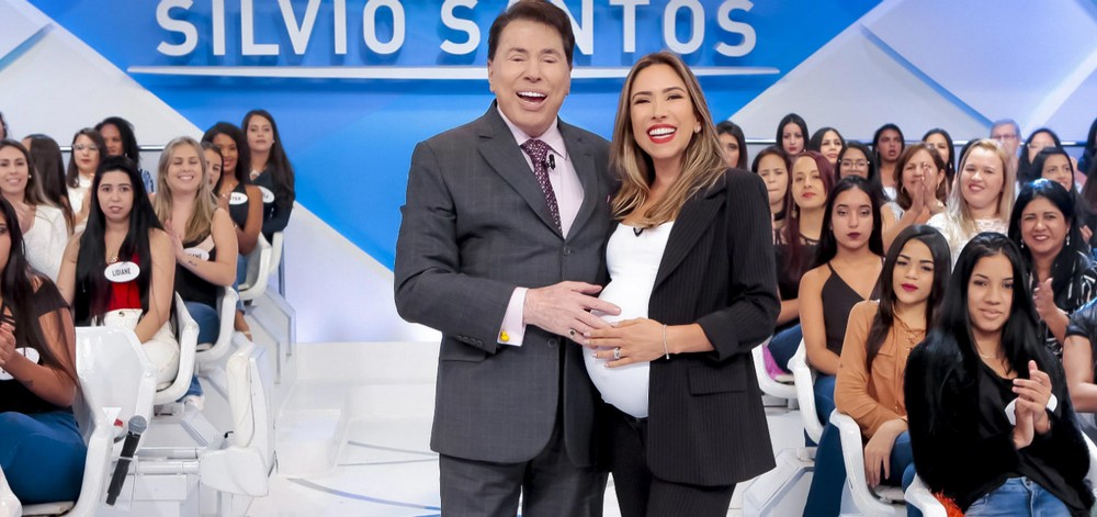 Silvio Santos e Patrícia Abravanel