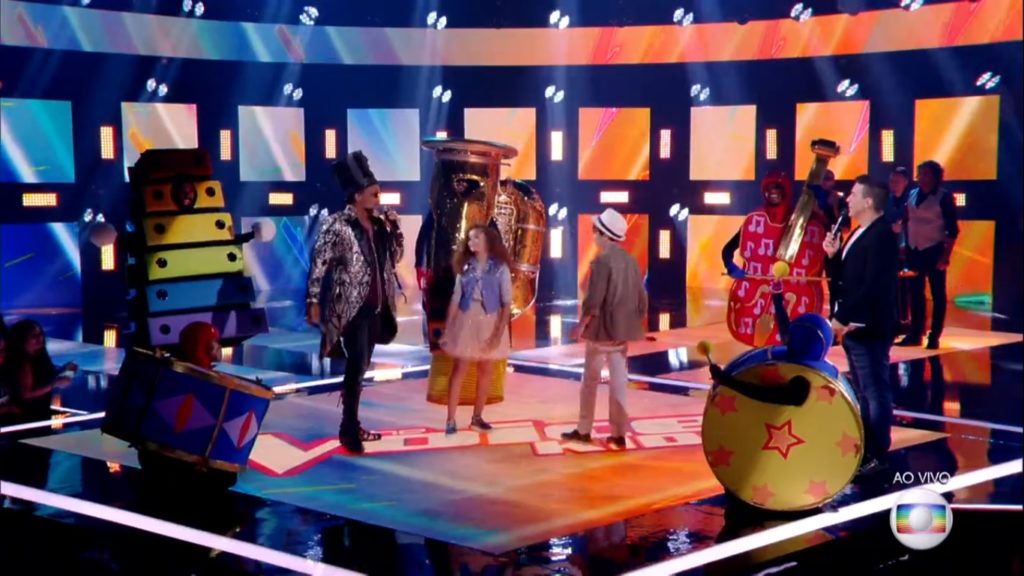 Time de Carlinhos Brown no The Voice Kids