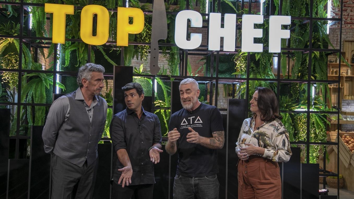 Alex Atala no programa culinário Top Chef Brasil