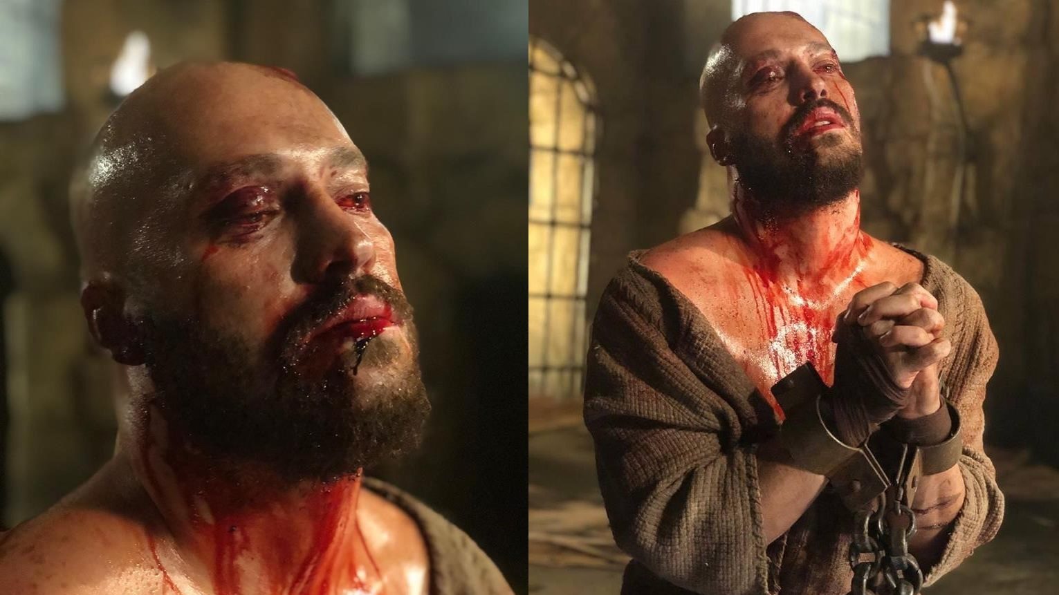 Zelote (Rodrigo Andrade) na prisão em Jesus