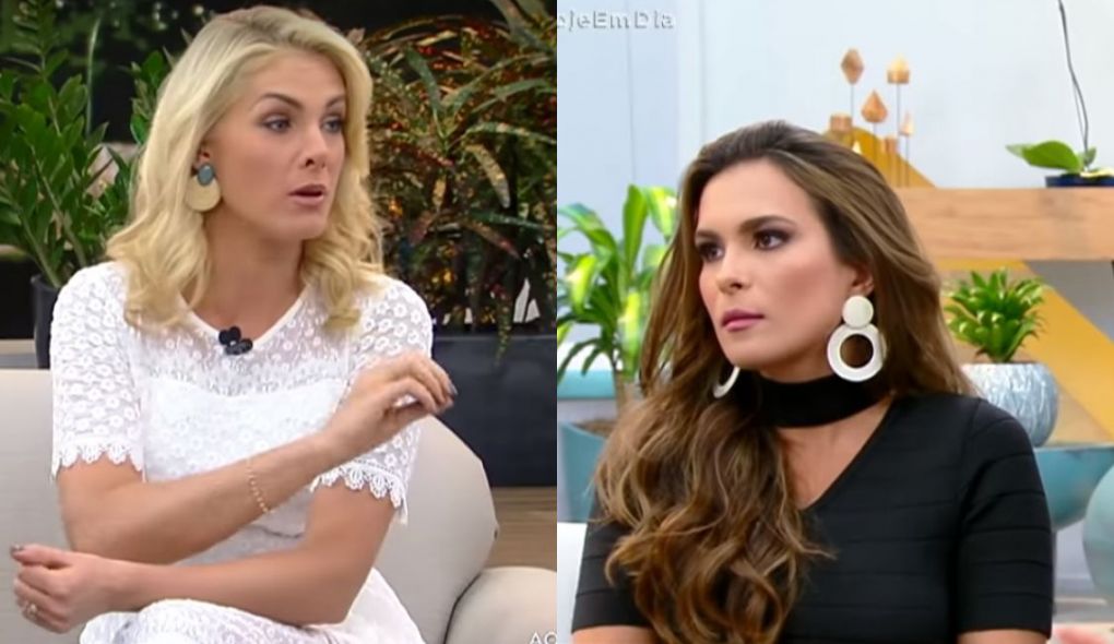 Ana Hickmann e Kamilla Salgado no Hoje em Dia