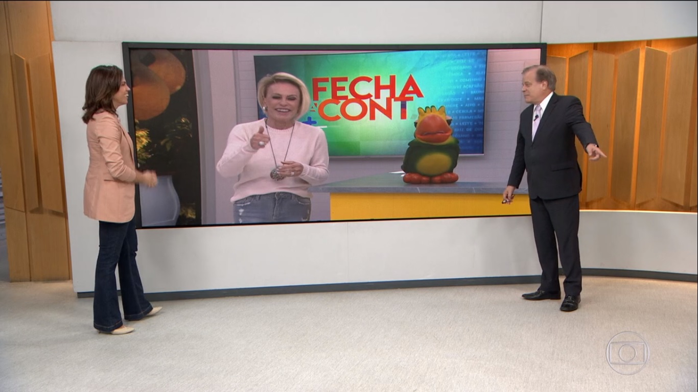 Ana Paula Araújo, Chico Pinheiro, Ana Maria Braga e Louro José no Bom Dia Brasil