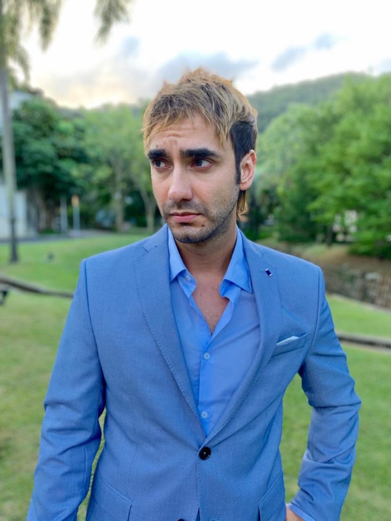 Andreas (Gabriel Godoy) em Verão 90