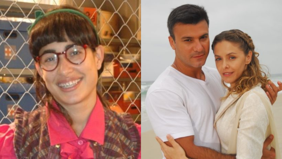 Personagens das novelas Bela, a Feia e Caminhos do Coração