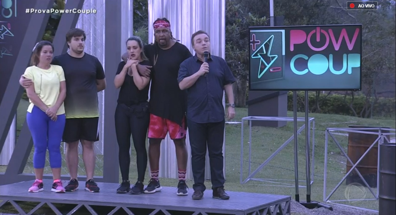 Camila Colombo e Lucas Salles, e Marcelo Tchakabum e Elaine Costa
