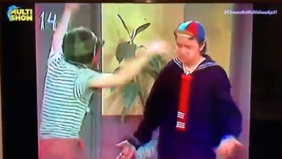 Chaves foi exibido durante jornal da Globo News