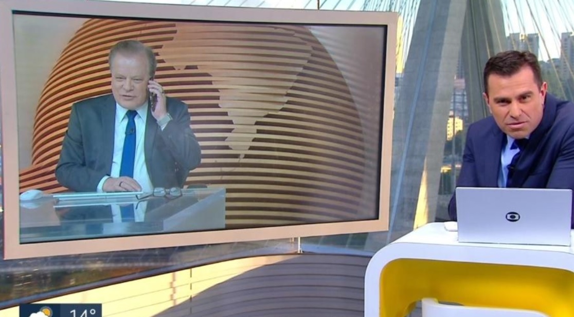 Chico Pinheiro e Rodrigo Bocardi no Bom Dia SP